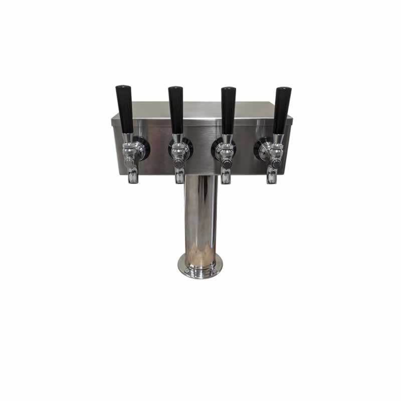 Four Faucet T Tower with 4 Standard Faucets