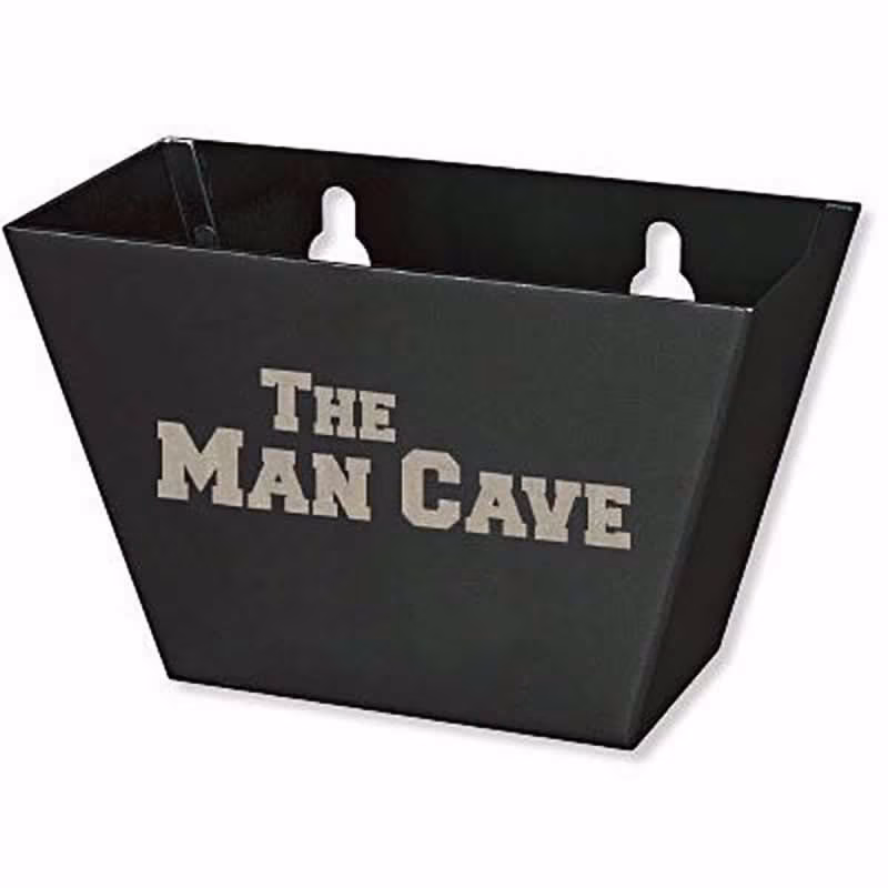 The Man Cave Metal Cap Catcher - Black