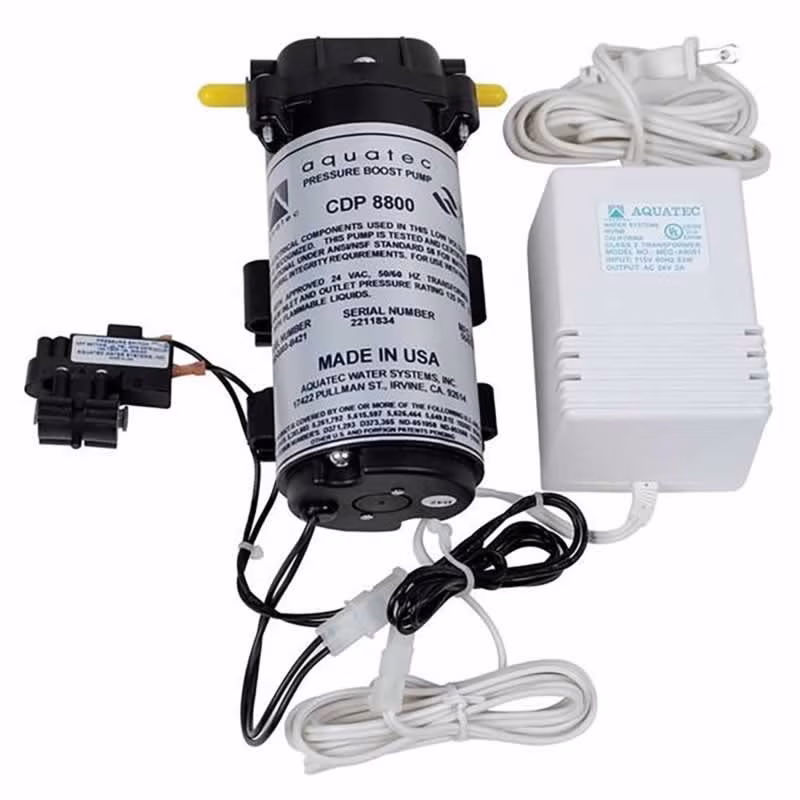 Pressure Booster Pump for Stealth-RO™ with Transformer & Pressure Switch, 110V