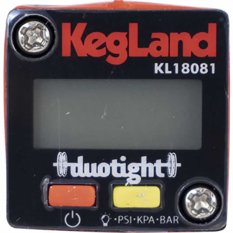 Duotight Compatible Digital Mini Pressure Gauge - 0-90 PSI