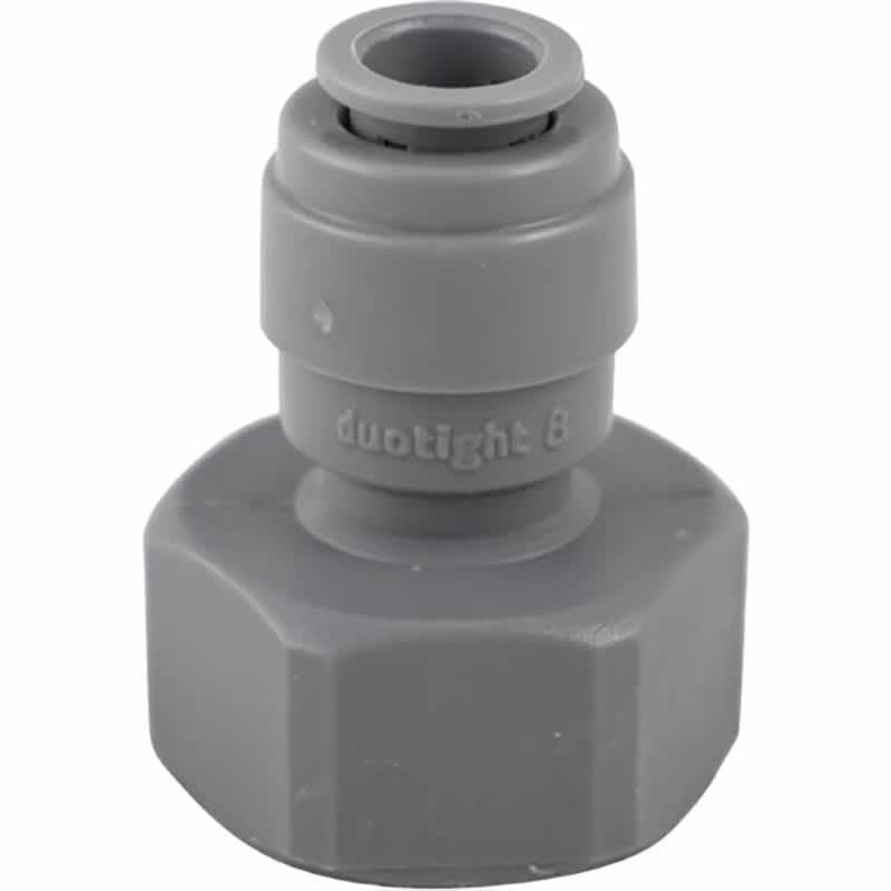 Duotight Push-In Fitting - 8mm (5/16") to Female Beer Thread Adapter