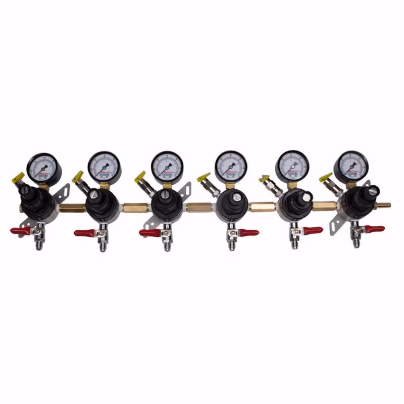 CMB Beer CO2 Regulator, 6 Body Secondary - CMBecker International