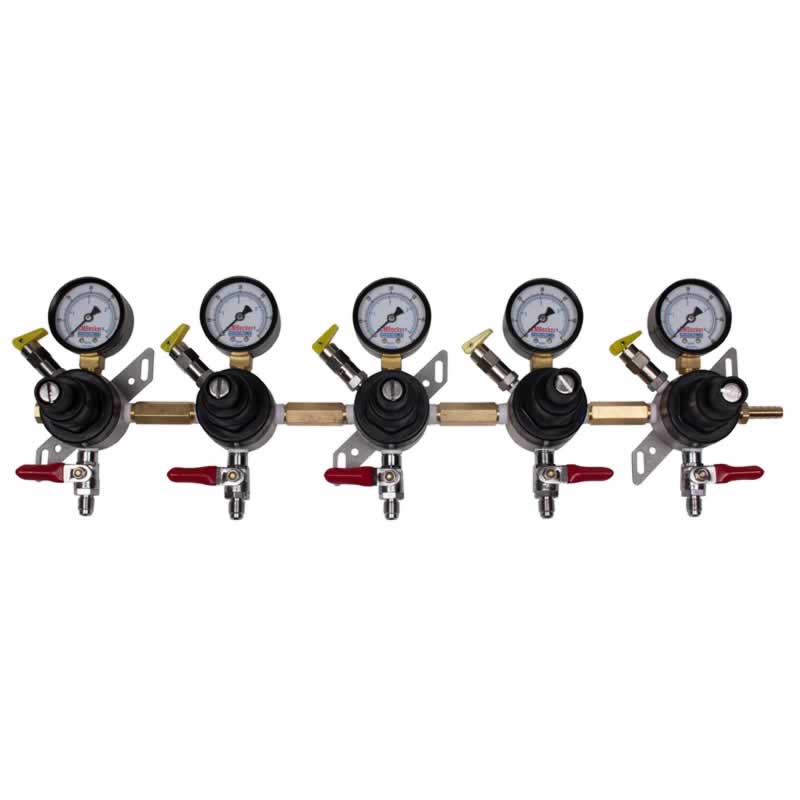 CMB Beer CO2 Regulator, 5 Body Secondary - CMBecker International