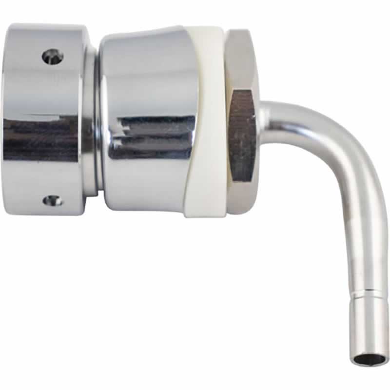 Intertap Beer Faucet Shank (Stainless) - Tower Shank w/ Duotight Compatible Barb