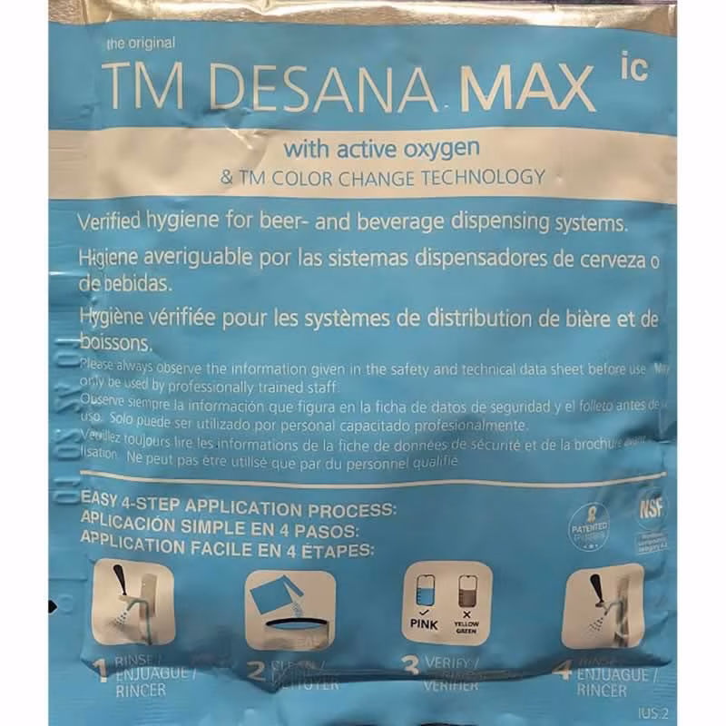 TM Desana MAX Line Cleaner with Color Change Technology and Active Oxygen