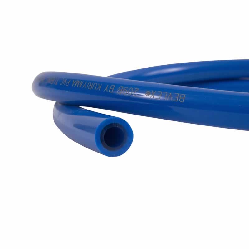 Blue Bevlex Hose - 5/16" ID x 9/16" OD - Sold by the Foot