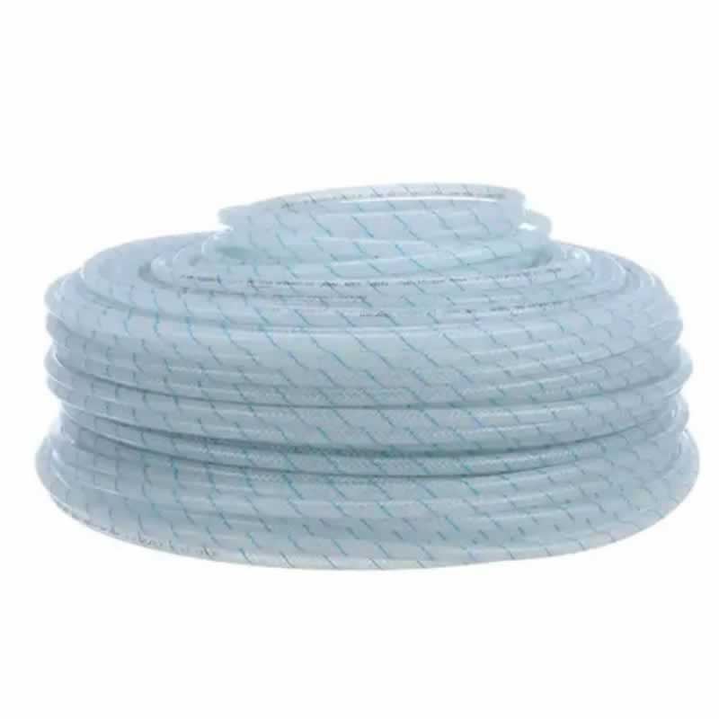 Clear Braided Hose for Gas or Beer - 1/4" ID, 1/2" OD