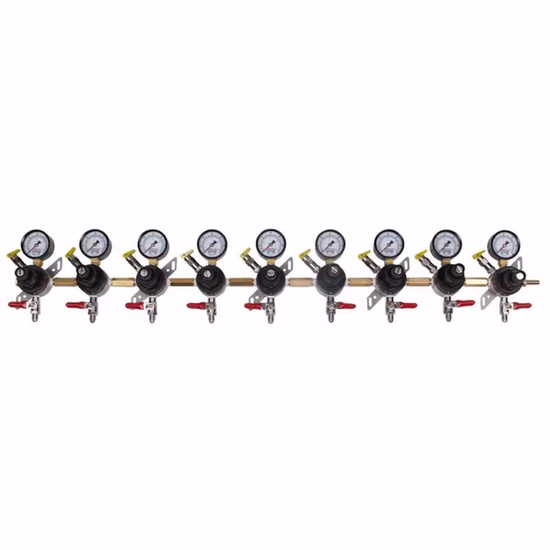 CMB Beer CO2 Regulator, 9 Body Secondary - CMBecker International
