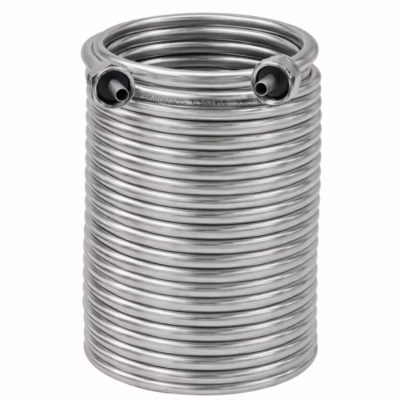 50-Foot Stainless Steel Jockey Box Coil - 5" Wide