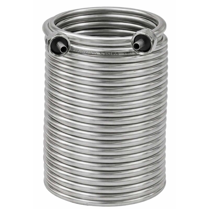 50-Foot Stainless Steel Jockey Box Coil - 5" Wide