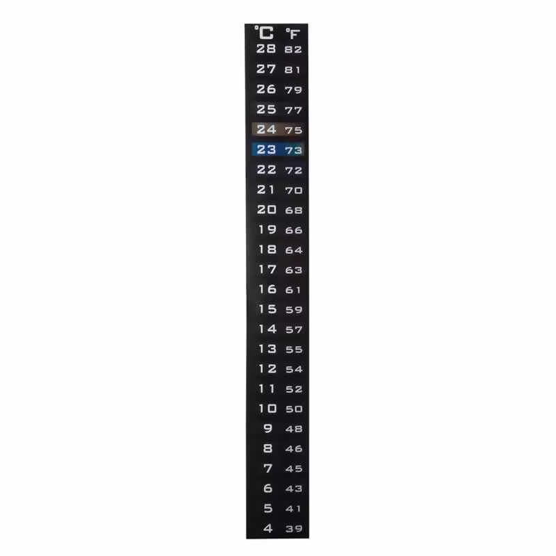 Thermal Thermometer with Adhesive Backing