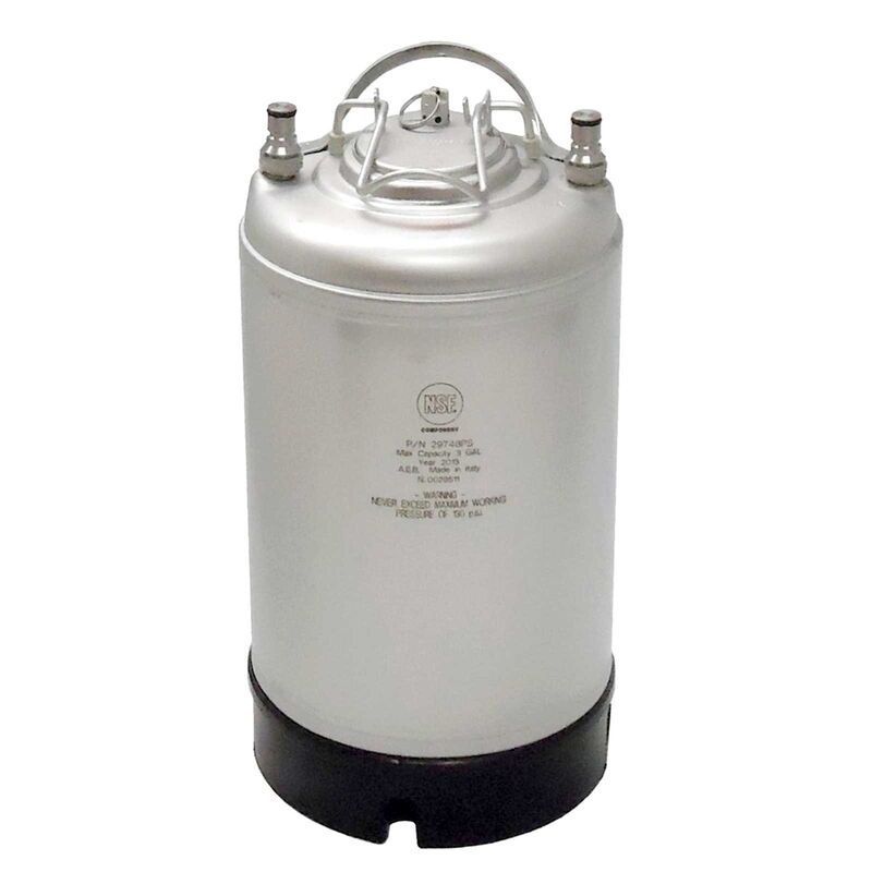 AEB 3 Gallon Ball Lock Keg - Stainless Steel Homebrew Keg