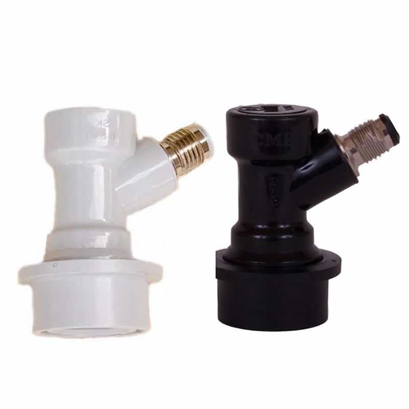 Ball Lock Disconnect Set / 1/4" MFL Gas/In and Liquid/Out