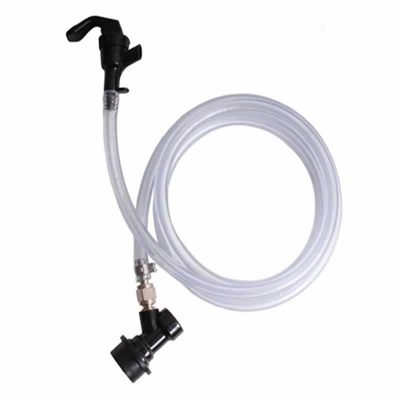 Draft Party Faucet with 5' Hose and disconnect-Choose Ball or Pin Lock