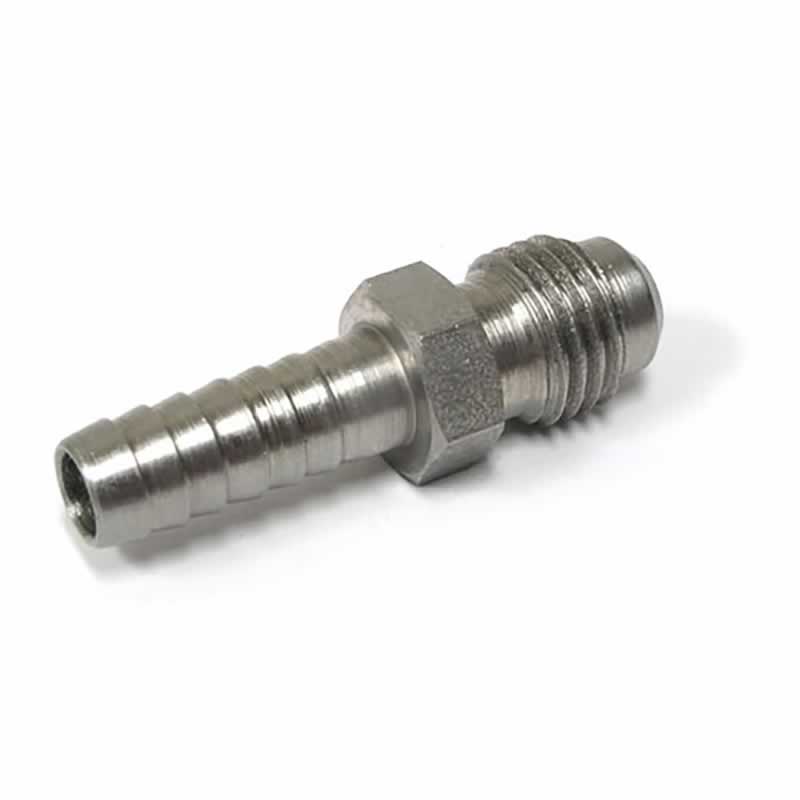 1/4" MFL to 5/16" Barbed Fitting Stainless Steel