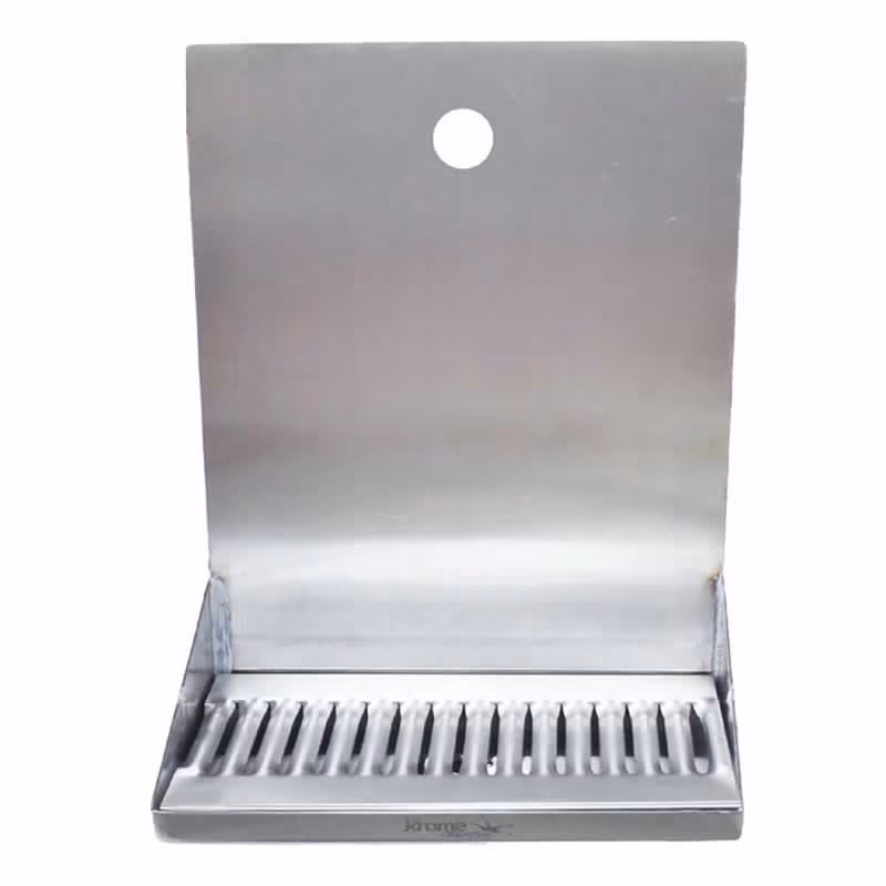 Drip Tray for 1 Faucet, 12" x 6" x 14" (w/ Drain)