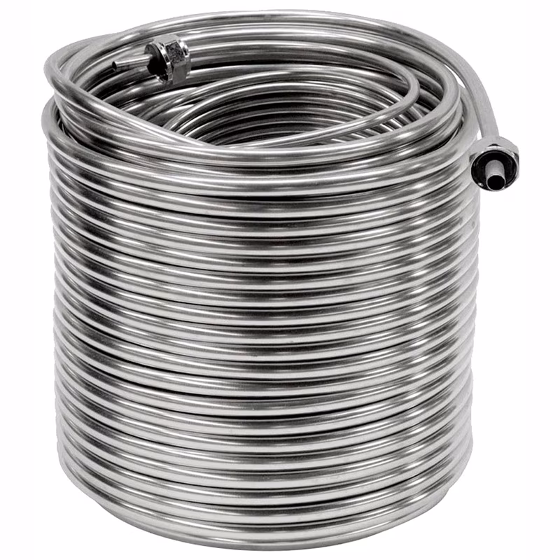 120-Foot Stainless Steel Jockey Box Coil with Fittings