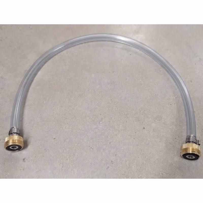 Beer Faucet Jumper for Beer Line Cleaning, Brass faucet adapter with SS Tailpiece