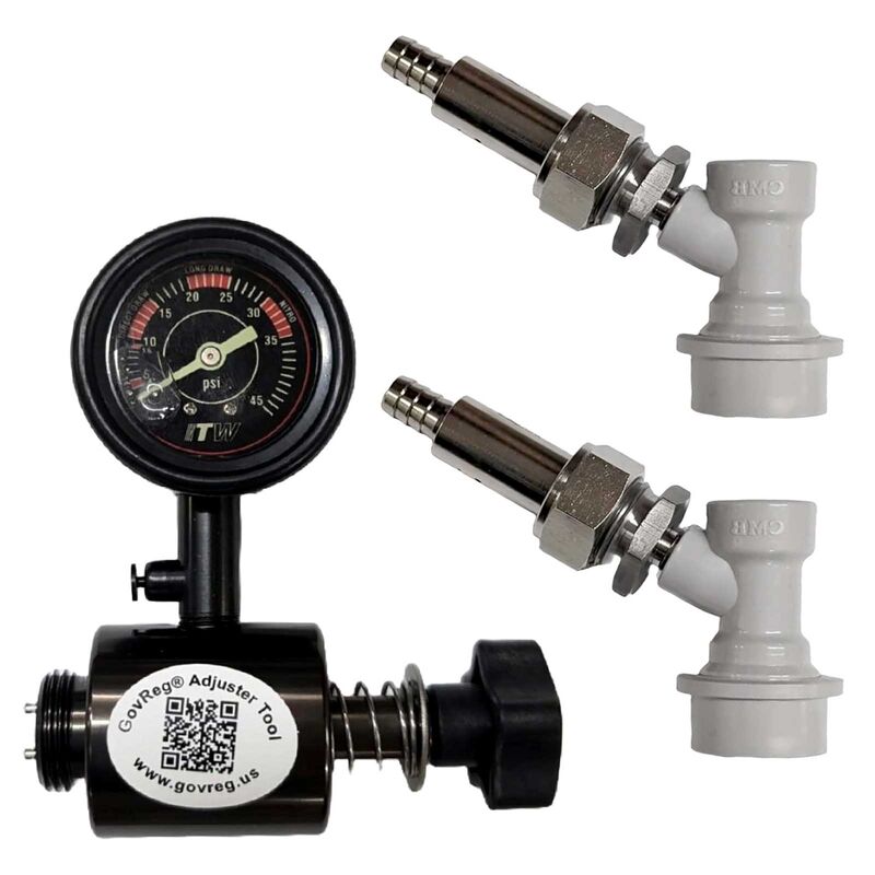 GovReg® Homebrew Ball Lock Starter Kit (2 GovRegs + Adjusting Tool)