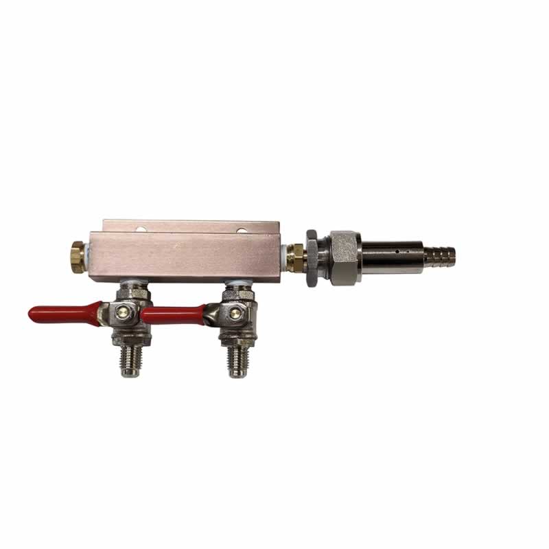 GovReg® Controlled Air Distributor/Manifold- 2 way with 1/4" MFL Check Valves