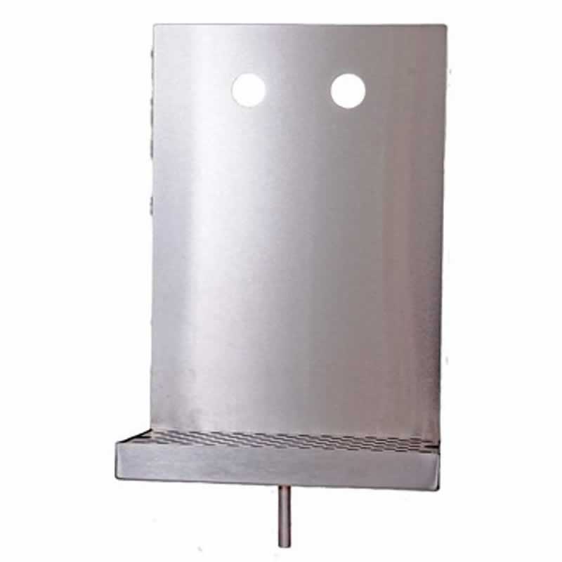 Drip Tray for 2 Faucets, 9" Wide (w/ Drain)