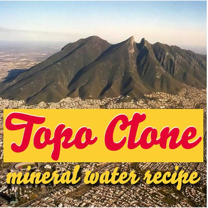 Sparkling Mineral Water Kit - Makes 5 Gallons of Topo Chico-Style Water