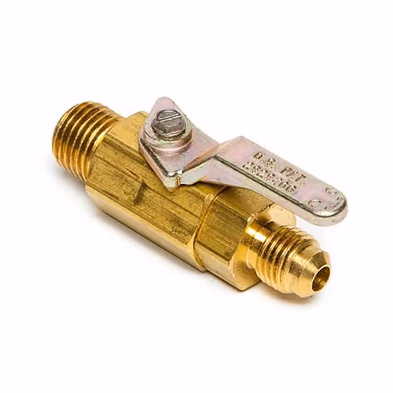 Taprite Brass Check Valve with 1/4" MFL Shutoff