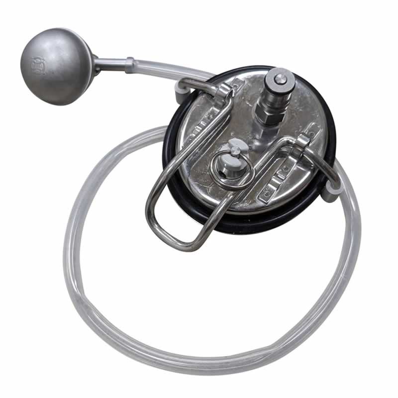 Stainless Steel Keg Lid with Floating Dip Tube