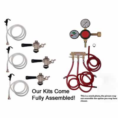 3-Faucet Basic Commercial Beer Dispensing Kit (Alternate View 2)