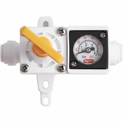 Duotight In-Line Regulator with Gauge / Duotight In-Line Regulator with Gauge