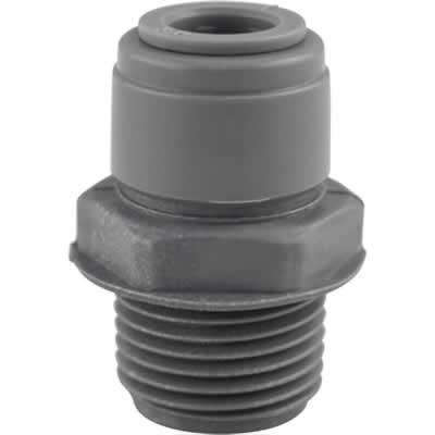 Duotight Push-In Fitting - 9.5mm (3/8") to 1/2" BSP Thread Adapter (Alternate View 4)