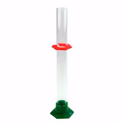 14" Glass Test Jar w/ Bumpers / 14" Glass Test Jar w/ Bumpers