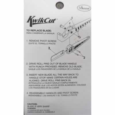 Stainless Steel Replacement Blade for KwikCut 100 Hose Cutter (Alternate View 2)