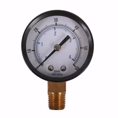 Low Pressure Regulator Gauge, 0-60 PSI / Regulator Gauge, 0-60