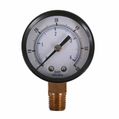 Low Pressure Regulator Gauge, 0-60 PSI (Alternate View 1)