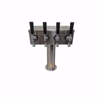 Four Faucet T Tower with 4 Standard Faucets / Four Faucet T Tower with 4 Standard Faucets
