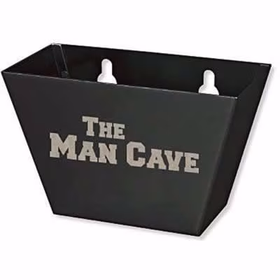The Man Cave Metal Cap Catcher - Black / The Man Cave Metal Cap Catcher - Black