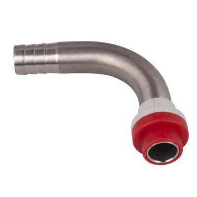 CMB 10mm (between 1/2" and 3/8") with 90° elbow, fits 3/8" ID Hose, Includes Beer Nut / CMB 10mm (between 1/2" and 3/8") with 90° elbow, f