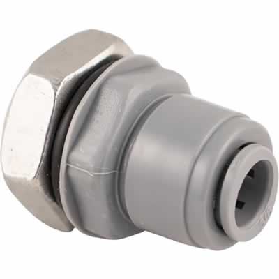 Duotight Push-In Bulkhead Fitting - 9.5 mm (3/8 in.) x 1/2 in. BSP (Alternate View 2)