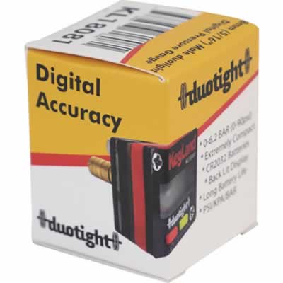 Duotight Compatible Digital Mini Pressure Gauge - 0-90 PSI (Alternate View 5)