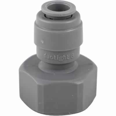 Duotight Push-In Fitting - 8mm (5/16") to Female Beer Thread Adapter / Duotight Push-In Fitting - 8 mm (5/16 in.) x Femal