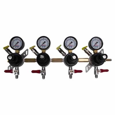 CMB Beer CO2 Regulator, 4 Body Secondary
