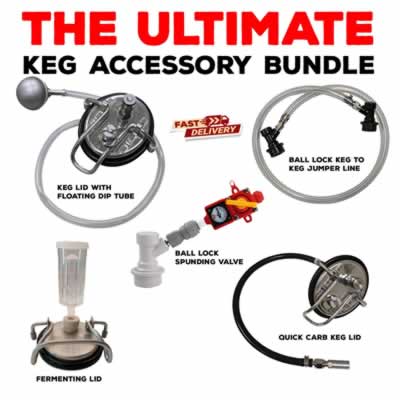 Ultimate Ball Lock Homebrew Keg Fermentation and Serving Accessory Bundle (Alternate View 2)