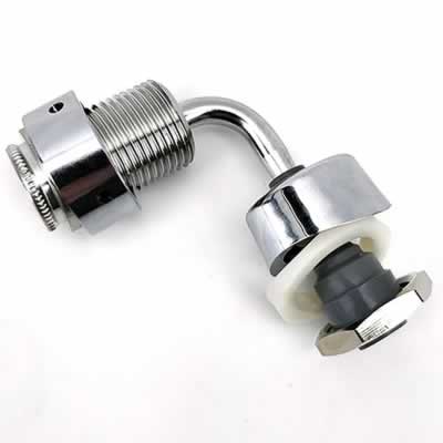 Intertap Beer Faucet Shank (Stainless) - Tower Shank w/ Duotight Compatible Barb (Alternate View 3)