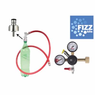 Fizz Kit BASIC | Soda Carbonating Kits with No CO2 Bottle | Sparkling Water at Home! (Alternate View 1)