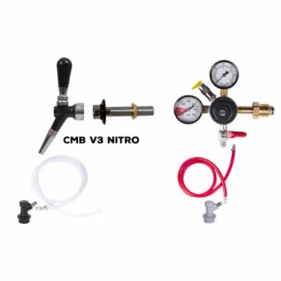 1 Faucet Nitro Fridge Kit with CMB V3 Nitro Faucet and CMB Nitro Regulator (Alternate View 2)