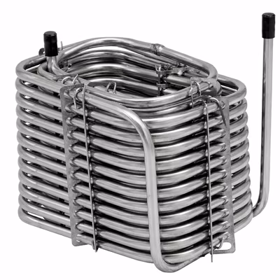 50-Foot Rectangular Stainless Steel Jockey Box Coil / 50-foot SS Rectangle Jockey Box Coil