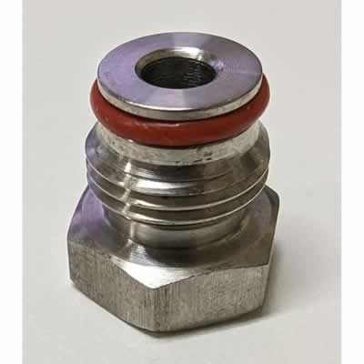 Cornelius Keg Plug Adapter 19/32" x 1/4" FFL / Corny Plug Adapter 19/32 X 1/4" FFL