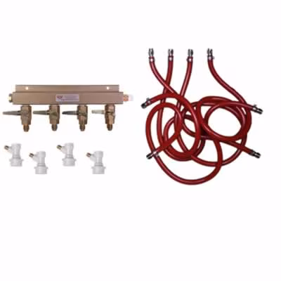 4-Way Gas Manifold Extension Kit / 4-Way Gas Extension Kit