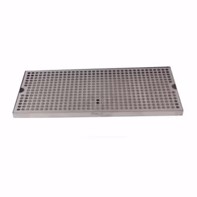 12 x 8 SS Drip Tray, Surface mount with Drain / 12 x 8 SS Drip Tray, Surface mount with Drain